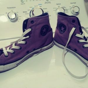 Converse size 7 purple